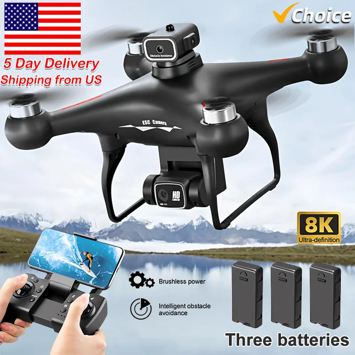 S116 MAX Drone Professional with 3 Batteries 8K Dual Camera