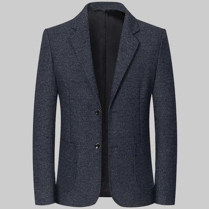 Men's Retro Plaid Suit 2025 High Quality Spring Autumn