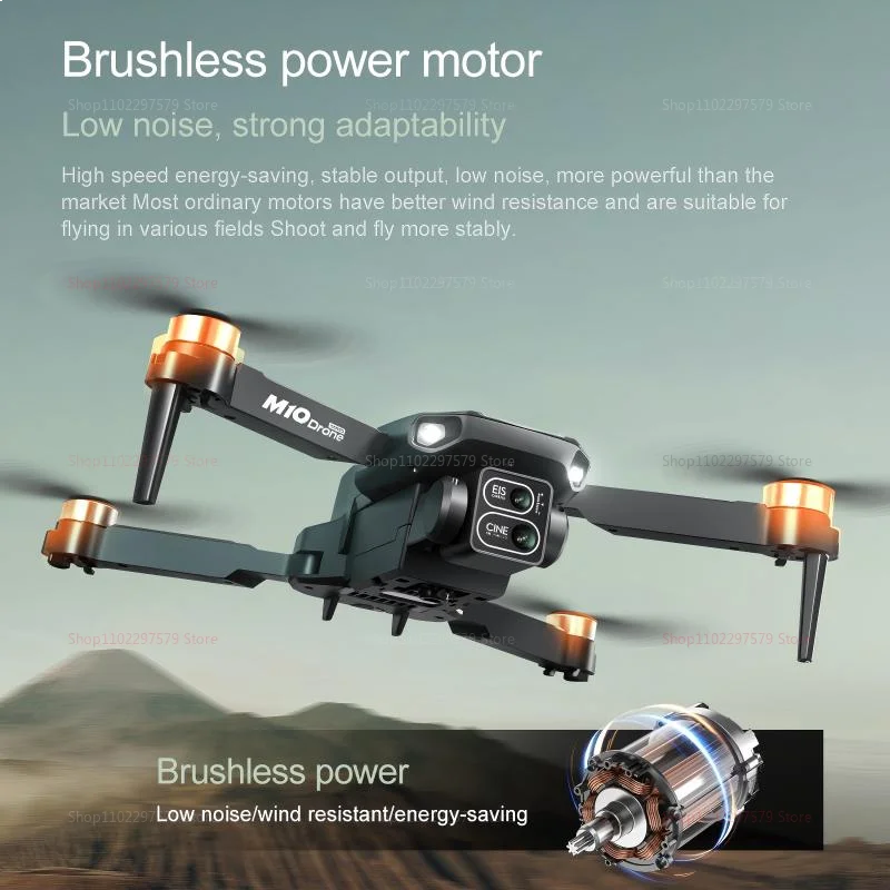 M10 Drone Brushless Motor 8K HD Camera Remote Control
