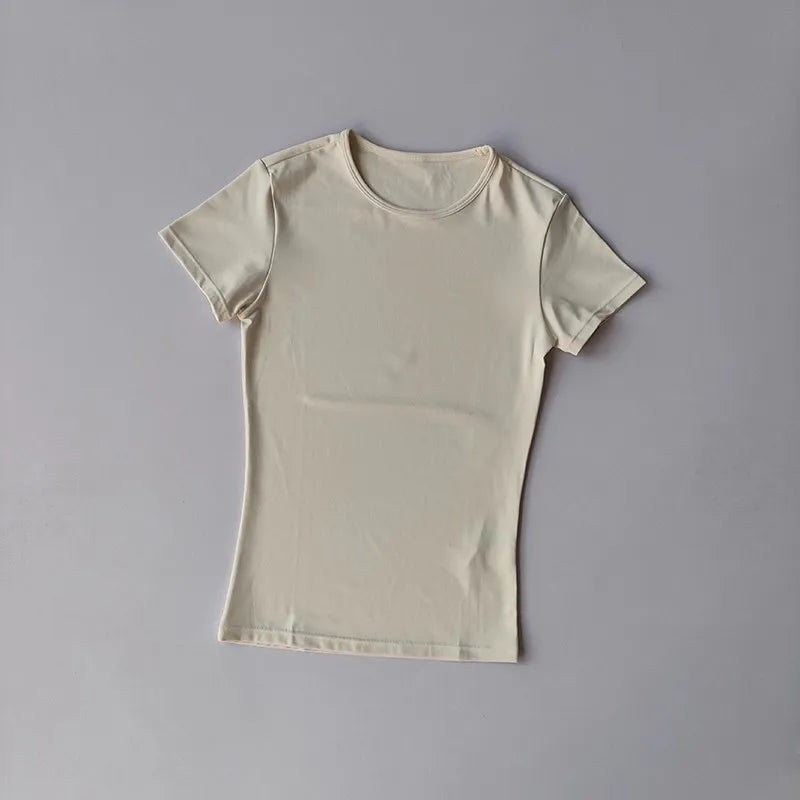 Women's Outdoor Sports Shirt Yoga Wear Fitness T-Shirt Quick