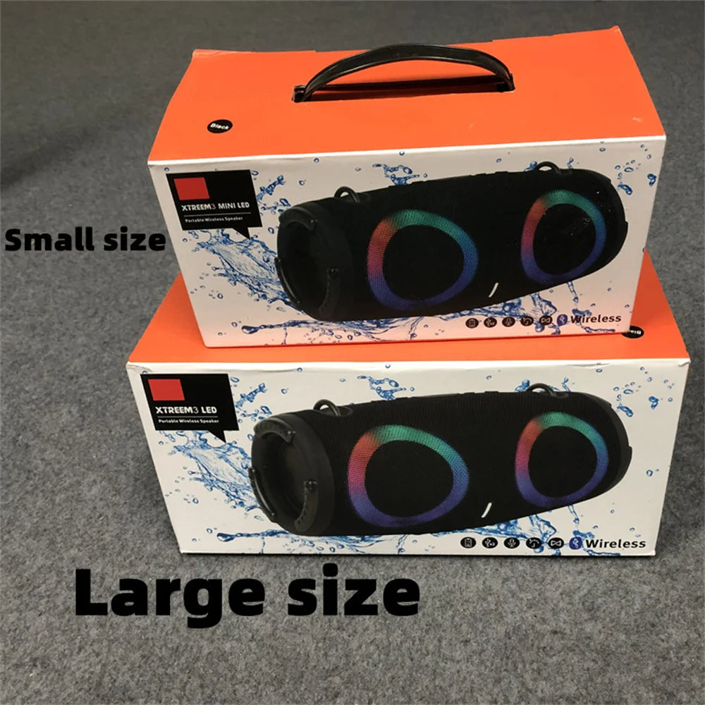 Portable Waterproof 100W High Power Bluetooth Speaker RGB
