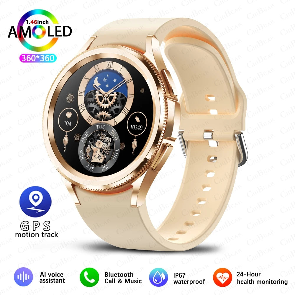 Watch 6 Classic Bluetooth Call Smart Watch Men GPS Outdoor
