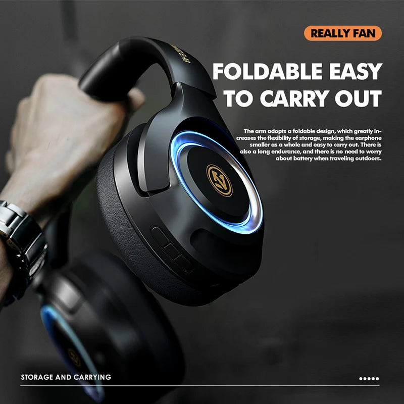 A8 Gaming Headset Studio V5.1 Wireless Earphone Stereo Over Ear