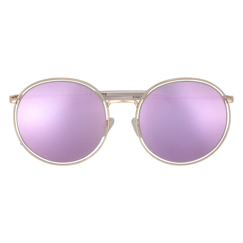 ZENOTTIC Acetate Round Sunglasses Women Coating