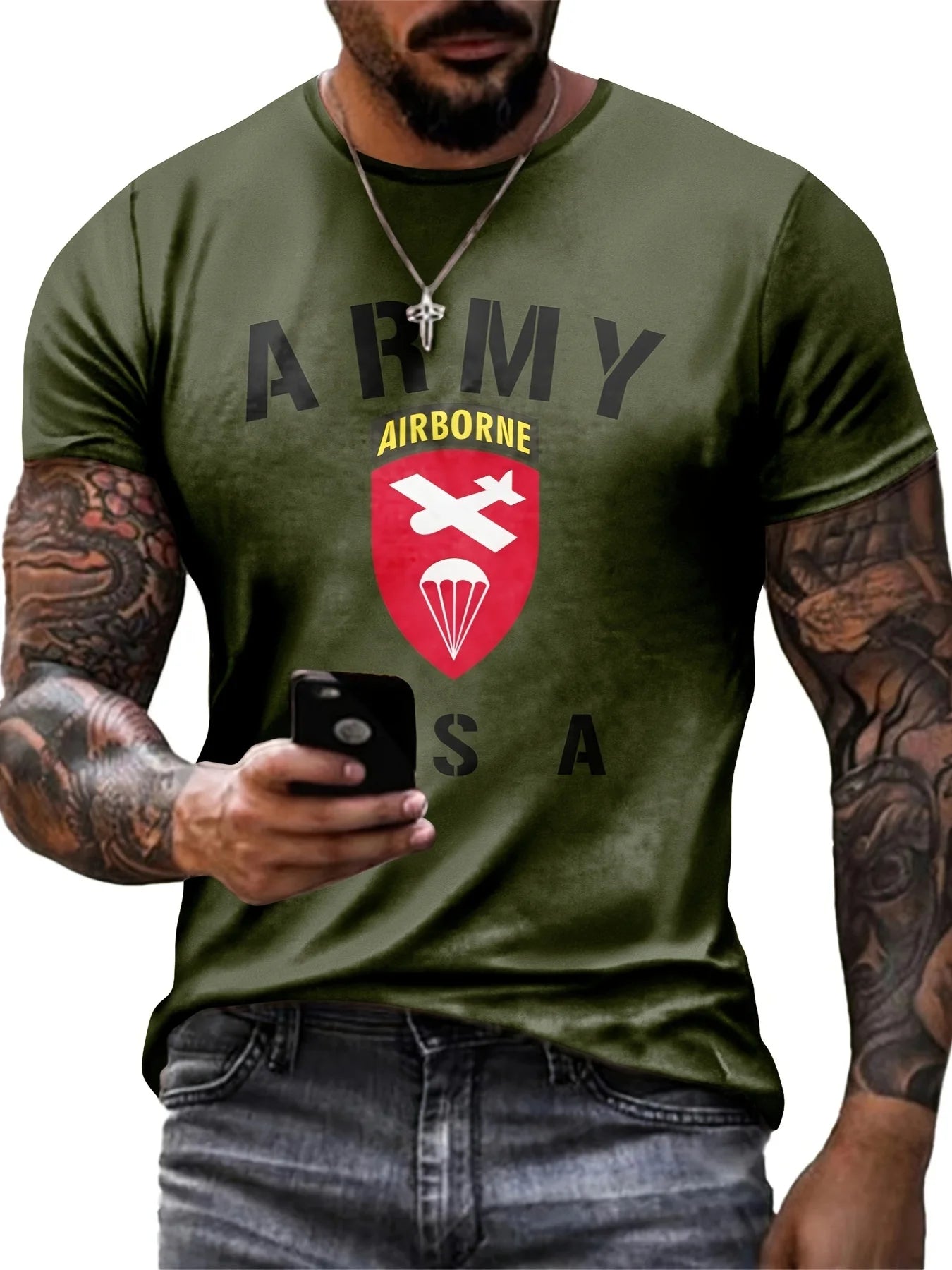 Fashion New Style Men's Camouflage 3D Print Trendy Short