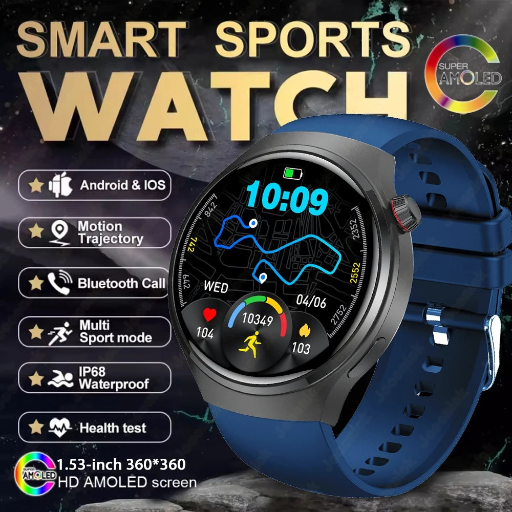 New Watch 4 GT Series Smart Watch Men AMOLED Screen