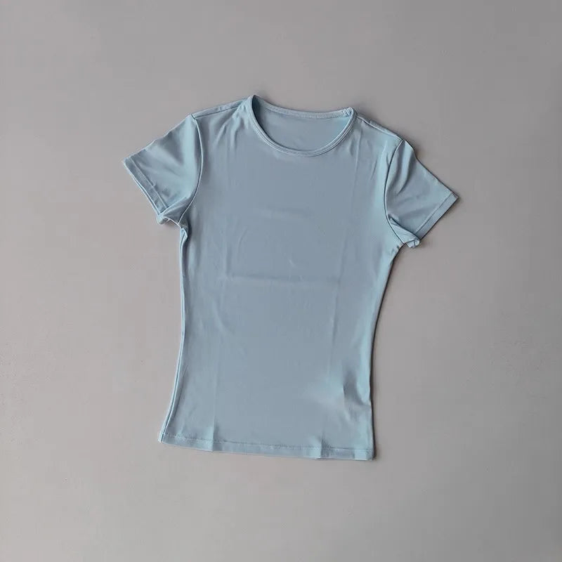 Women's Outdoor Sports Shirt Yoga Wear Fitness T-Shirt Quick