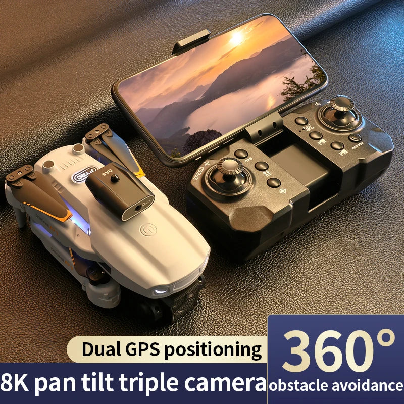 P1 Mini Drone 8K Profesional 4K HD Camera Obstacle