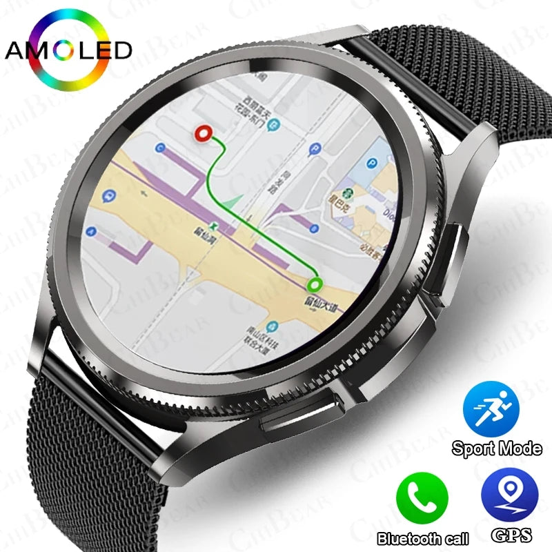 Watch 6 Classic Bluetooth Call Smart Watch Men GPS Outdoor