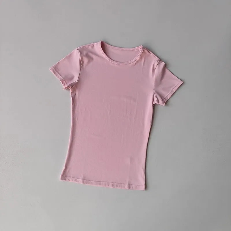 Women's Outdoor Sports Shirt Yoga Wear Fitness T-Shirt Quick