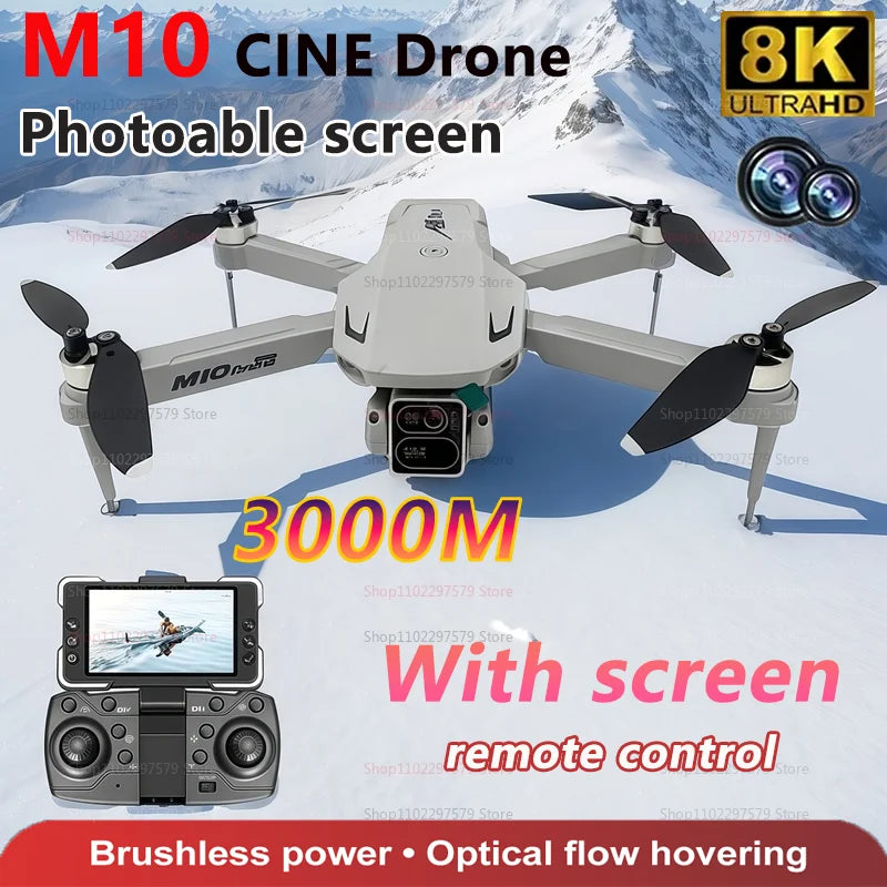M10 Drone Brushless Motor 8K HD Camera Remote Control