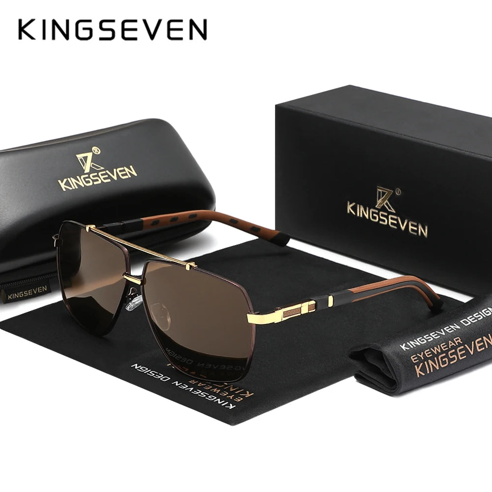 KINGSEVEN Luxury Polarized Sunglasses Men UV400