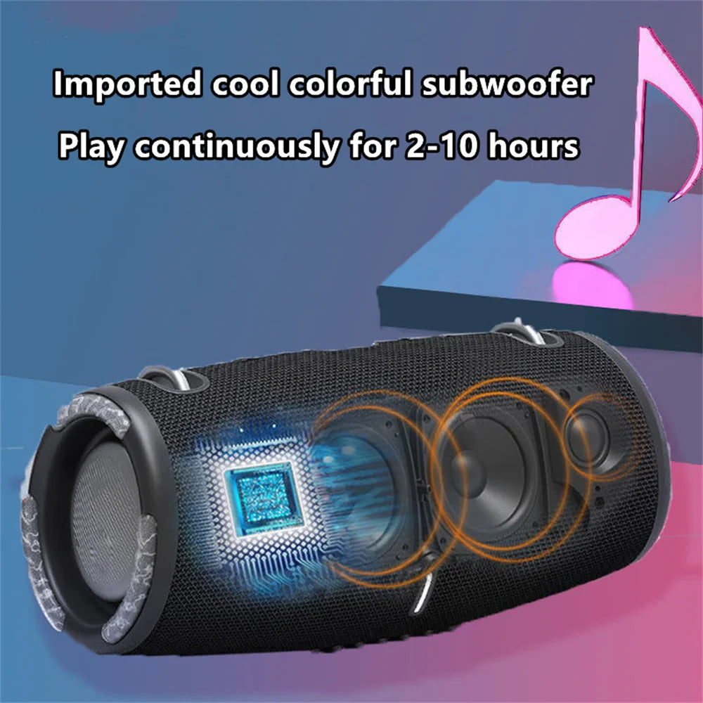 Portable Waterproof 100W High Power Bluetooth Speaker RGB
