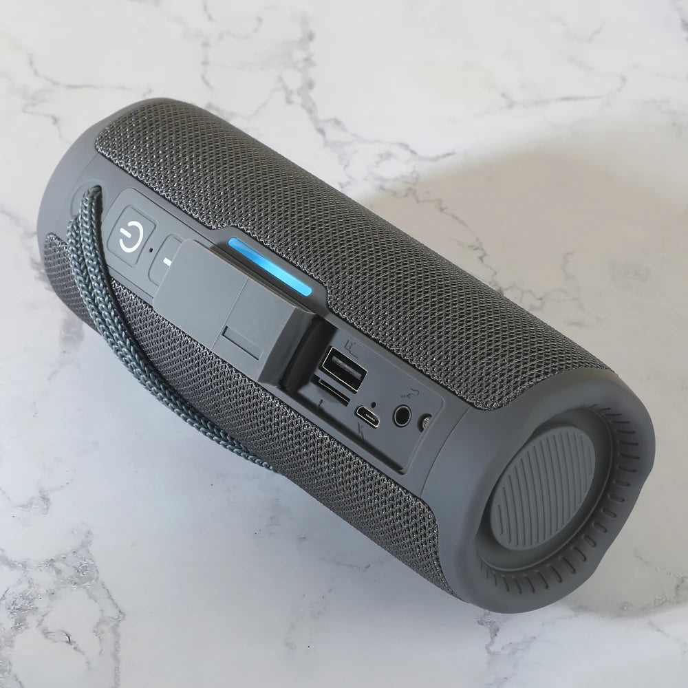 TG365 Portable Bluetooth Speaker Dual Bass LED Wireless