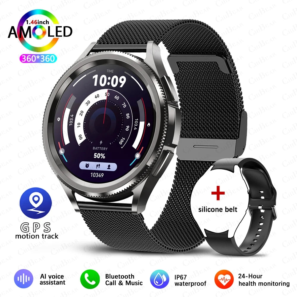 Watch 6 Classic Bluetooth Call Smart Watch Men GPS Outdoor