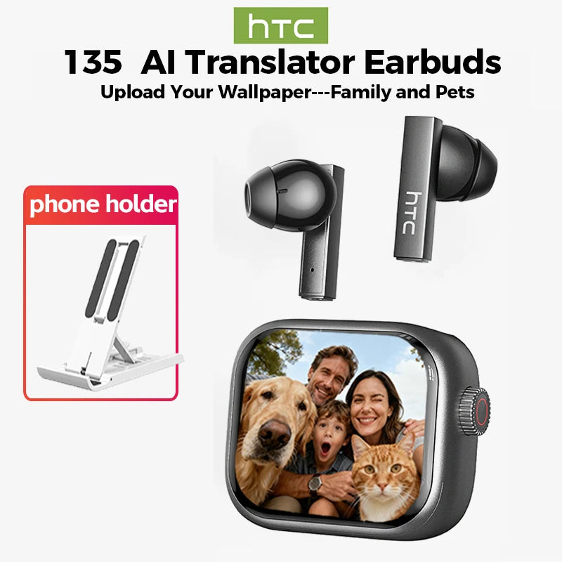 [Ultra HD Screen] HTC NE40 Earphones Bluetooth V6 TWS Sports