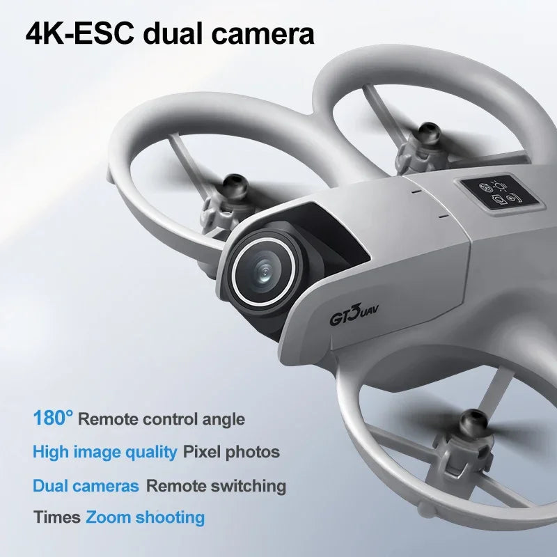 DWI New GT3 Mini RC Drone 8K HD Camera 5G GPS