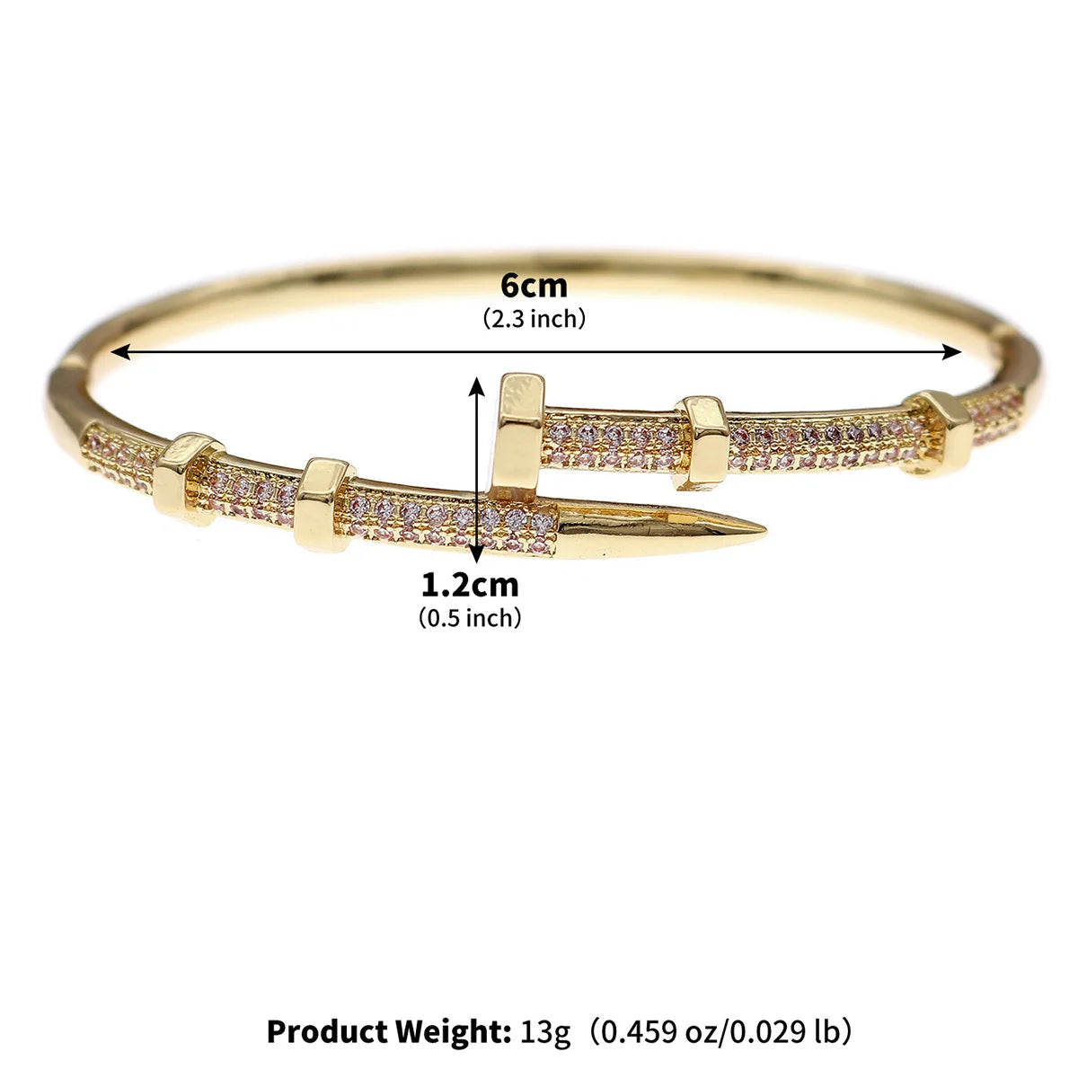 Efily Bridal Trendy Stainless Steel Classic Woman's Bracelet