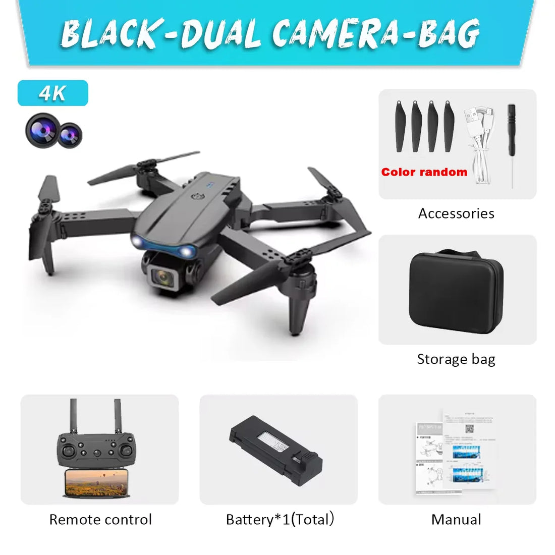 KBDFA E99Pro Drone HD Professional 8K drone Dual Camera