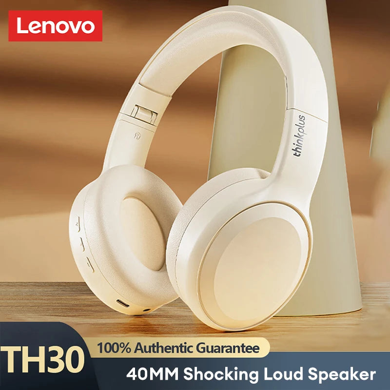 Original Lenovo TH30 Head-mounted Wireless Headphones