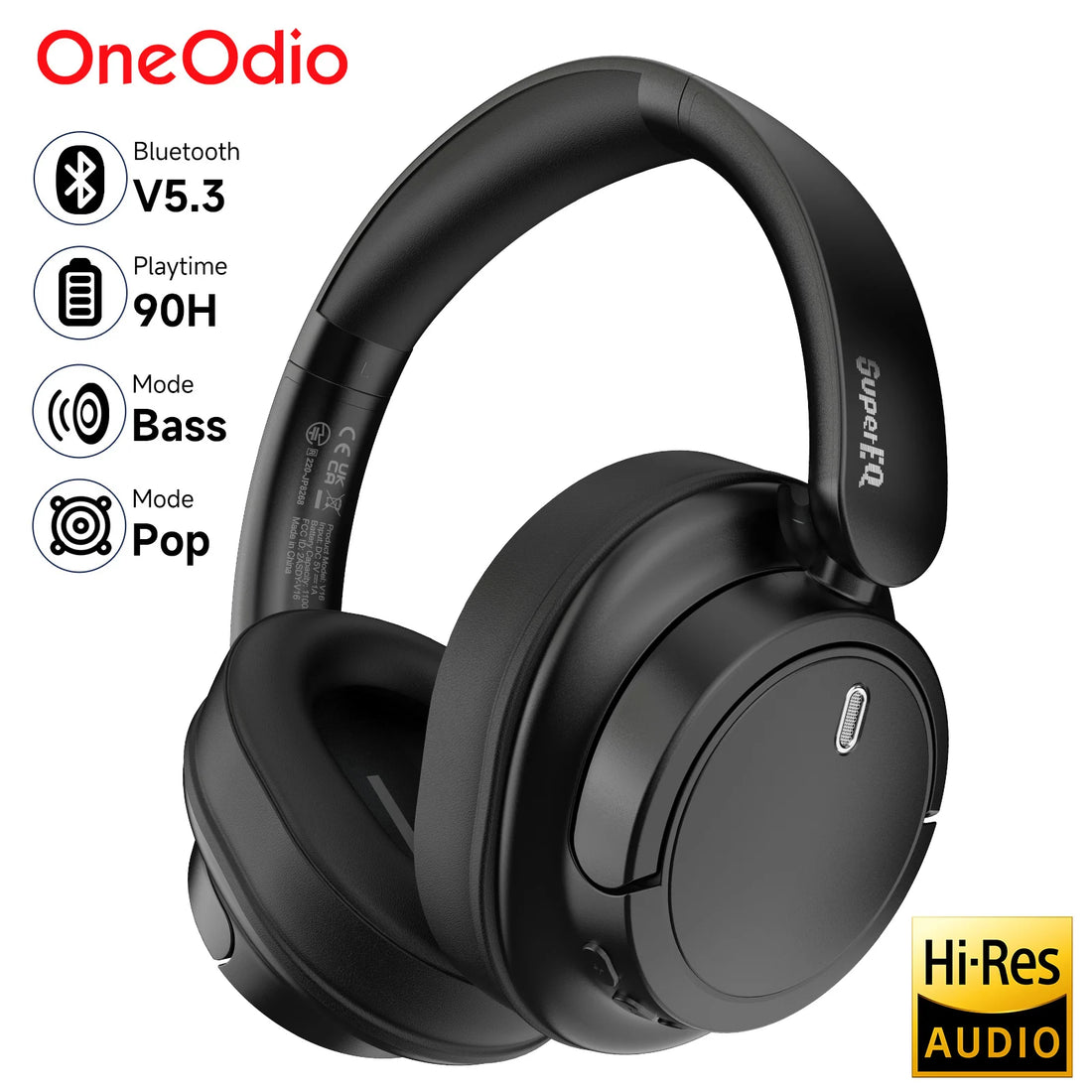 Oneodio SuperEQ V16 Wireless Headphones Bluetooth 5.3