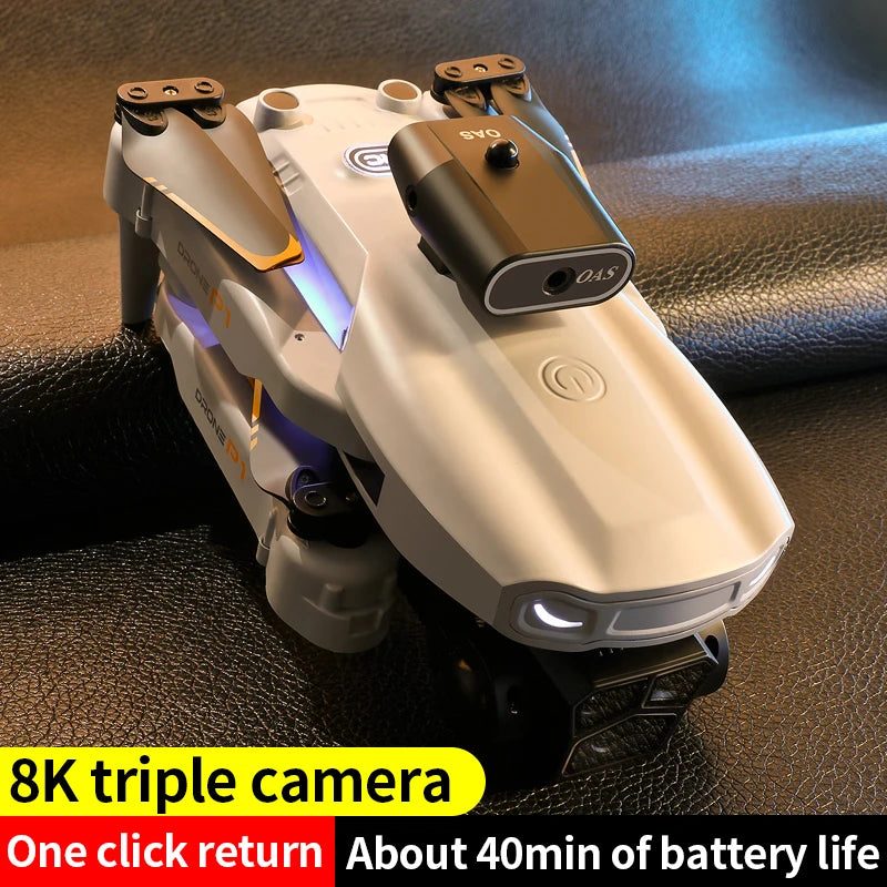 P1 Mini Drone 8K Profesional 4K HD Camera Obstacle