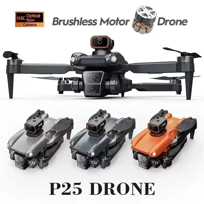 P25 Drone 8K Professional HD Dual Camera Brushless