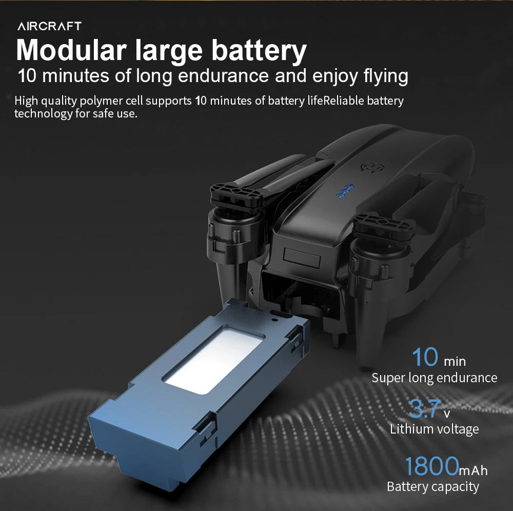 E99 PRO Drone with Flash Professional 4K Dual Camera WIFI