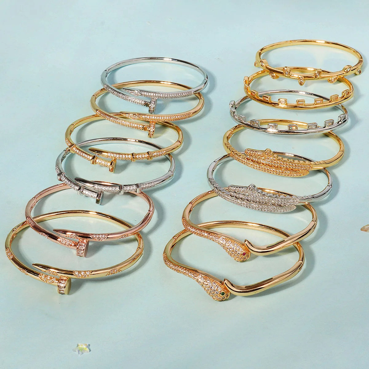 Efily Bridal Trendy Stainless Steel Classic Woman's Bracelet