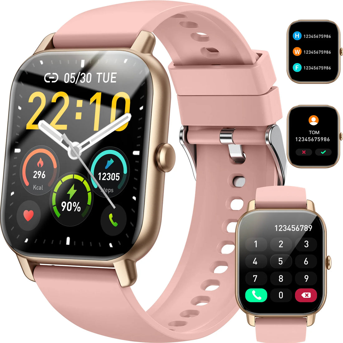 Smart Watch, 1.85" Smartwatch for  IP68 Waterproof