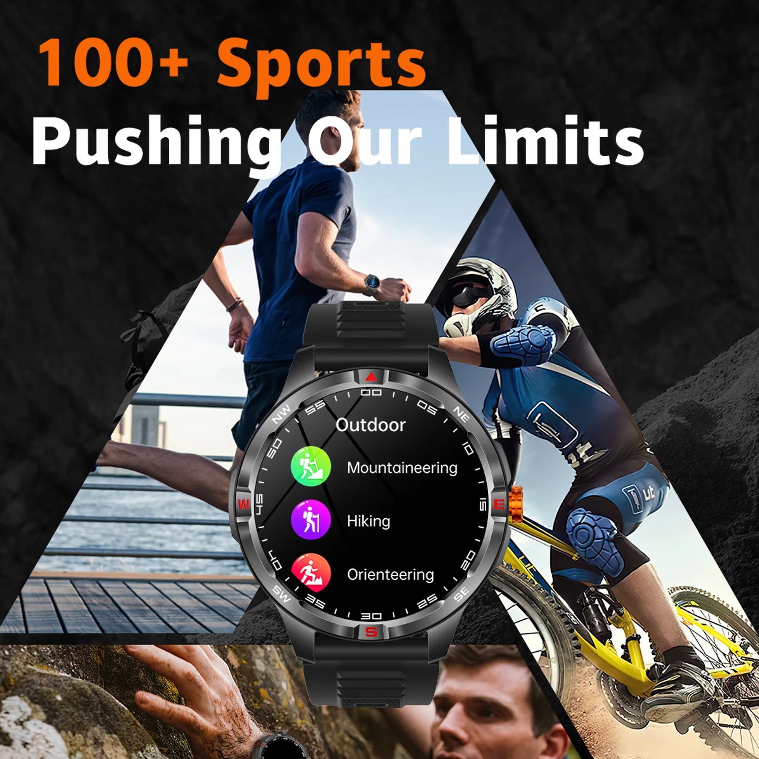 NEW 1000mAh Battery Smart Watch Wireless Call Answer