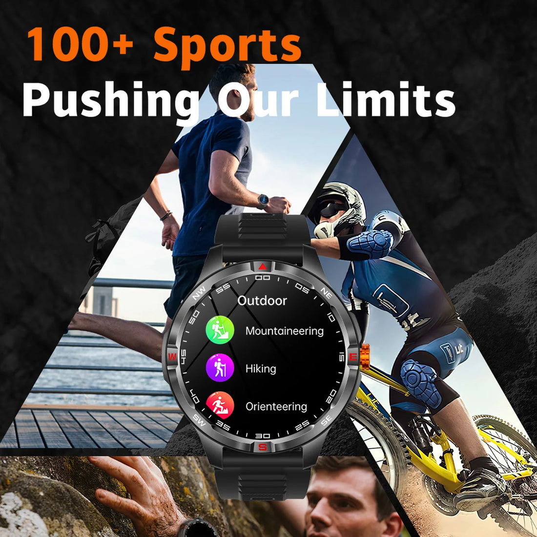 NEW 1000mAh Battery Smart Watch Wireless Call Answer