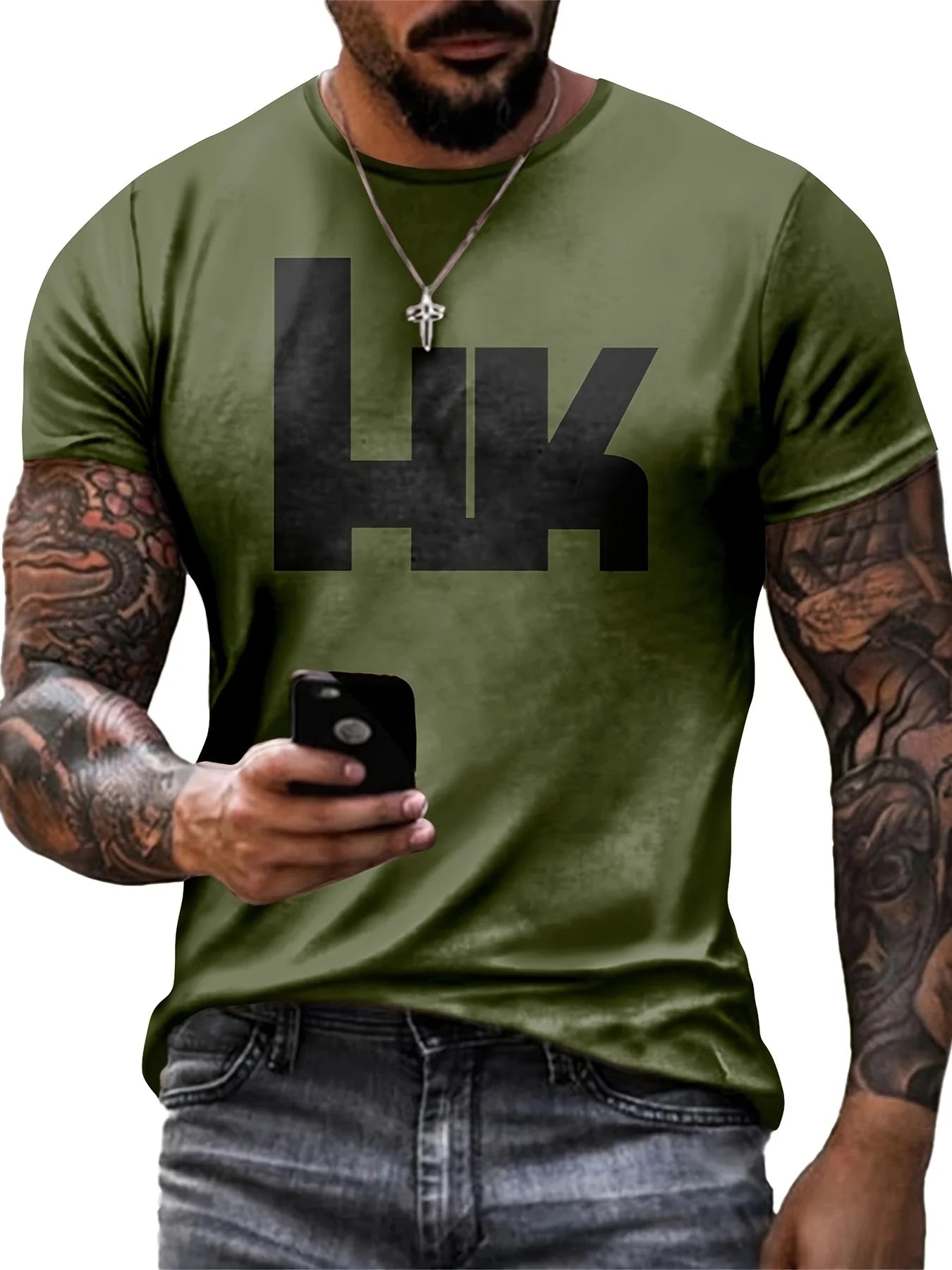 Fashion New Style Men's Camouflage 3D Print Trendy Short