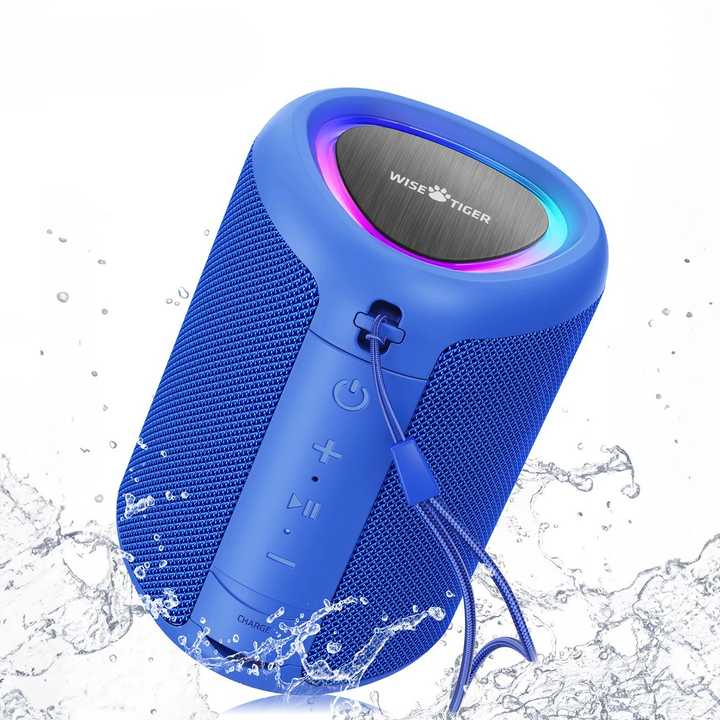 WISETIGER A46 Blue Wireless Stereo Connectivity 2 Bluetooth